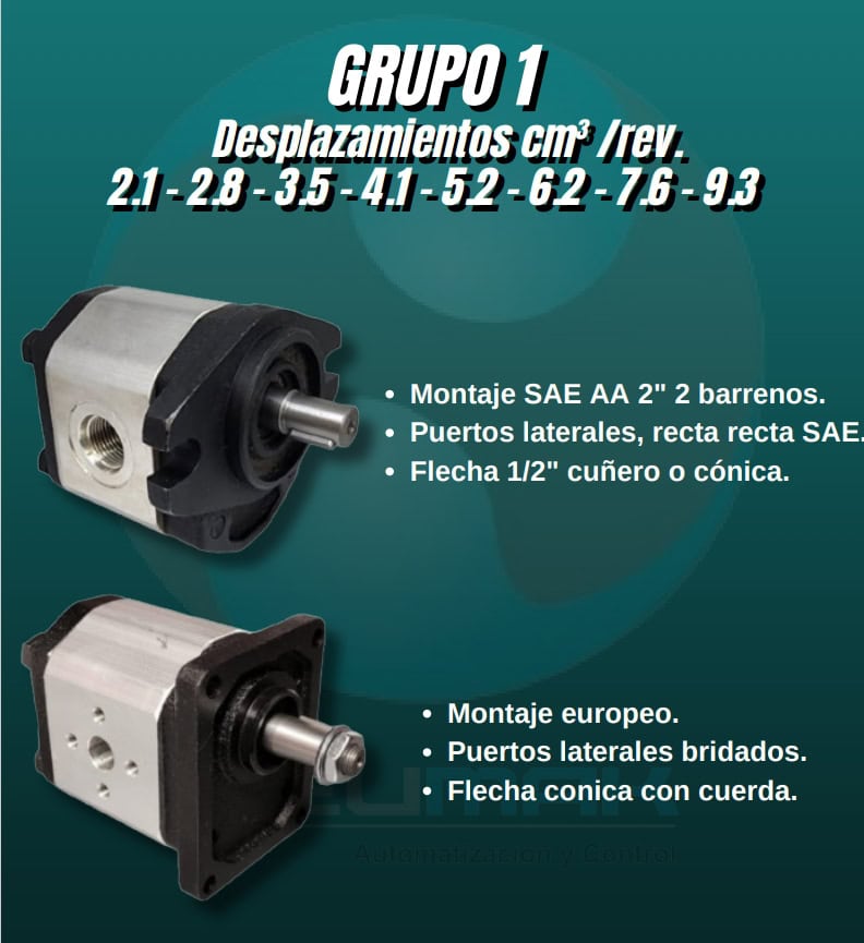 Bombas Hidraulicas de Engranes