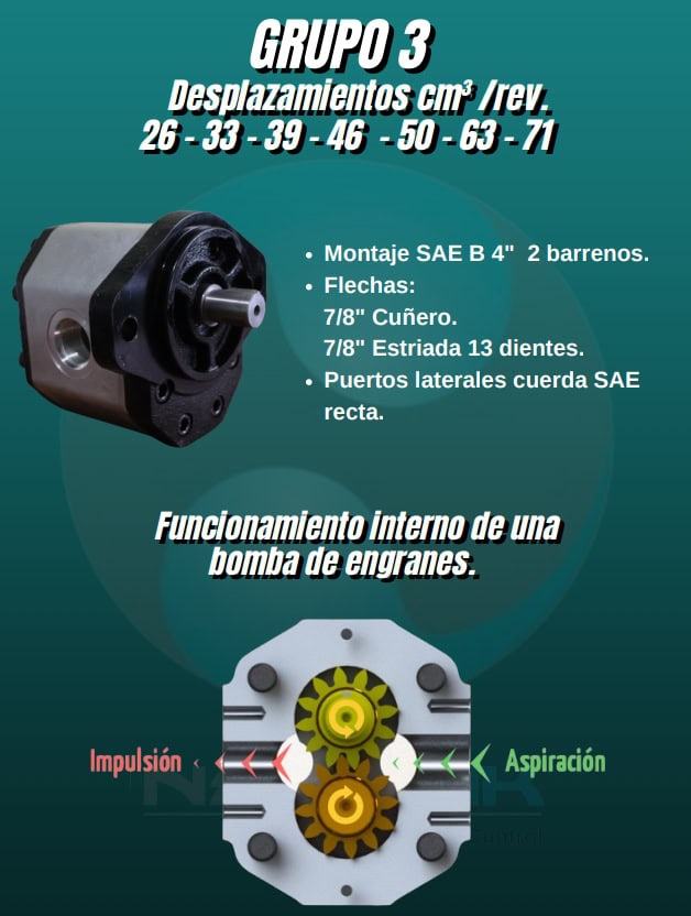 Bombas Hidraulicas de Engranes